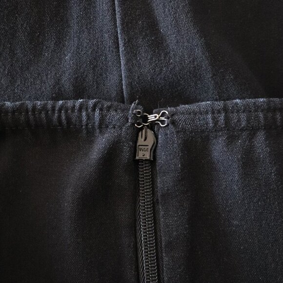 Wilfred Free Women's Black Sz 2 Straight Leg Casual Side Zip High Rise Pants - Picture 5 of 11